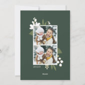 La verdure d'hiver | Carte photo de vacances (Dos)