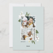 La verdure d'hiver | Carte photo de vacances (Dos)