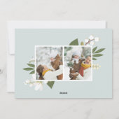 La verdure d'hiver | Carte photo de vacances (Dos)