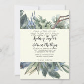 La verdure d'hiver | Faire-part de mariage formel  (Devant)