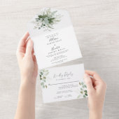 La verdure en un seul Faire-part de mariage (Déchirure)