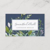 La verdure estivale | Carte de visite de marine (Devant)