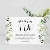 La verdure signalent la carte d'invitation de (Debout devant)