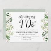 La verdure signalent la carte d'invitation de (Devant / Derrière)