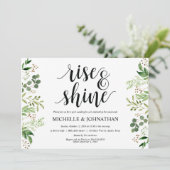 La verdure signalent la carte d'invitation de (Debout devant)