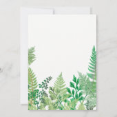 La verdure | Wild Ferns Baby Shower Invitations (Dos)