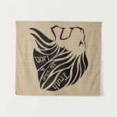 La vérité est comme une Tapisserie de Lion (Devant (Horizontal))