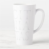 LA VÉRITÉ TRIOMPHE DE TOUT - Mug Light Latte (Droite)