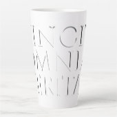 LA VÉRITÉ TRIOMPHE DE TOUT - Mug Light Latte (Devant)