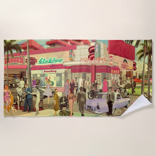 La Verne Bay Avenue Strandlaken (Voorkant)