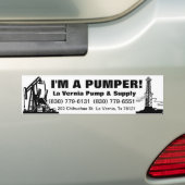 La Vernia-pomp Bumpersticker (Op auto)