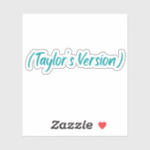 La version de Taylor, autocollants rouges, fearles (Feuille)