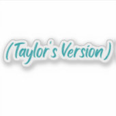 La version de Taylor, autocollants rouges, fearles (Devant)