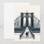 La vibration de l'amour à NYC - Carte de Saint-Val (Devant / Derrière)