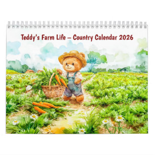 La vie à la ferme de Teddy – Calendrier rural 2026