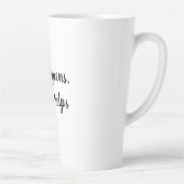 La vie arrive, le café aide Mug (Droite)