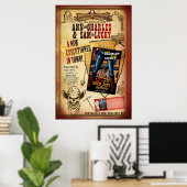 La vie au café Poster conjoint (Bureau à domicile)