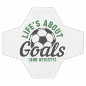 La vie au sujet des objectifs et de l’aide (Plat)