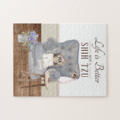 La Vie Avec Le Puzzle SHIH TZU (Horizontal)