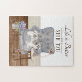 La Vie Avec Le Puzzle SHIH TZU (Horizontal)