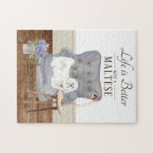 La Vie Avec Un Puzzle Maltais (Horizontal)