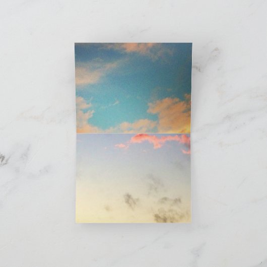 LA VIE carte pour notes AU BORD (Intérieur)