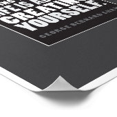 La vie, c'est créer soi-même une affiche (Coin)