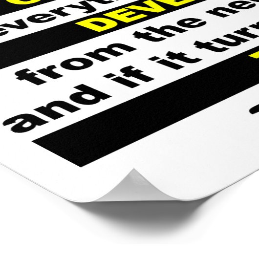 La vie comme une caméra Poster drôle (Coin)