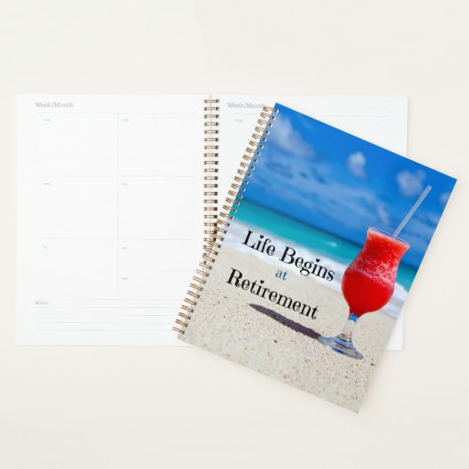 La vie commence à la retraite, (Devant avec enveloppe)