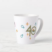 La Vie Commence À (Personnaliser) | Latte Mug (Angle droit)