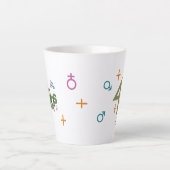 La Vie Commence À (Personnaliser) | Latte Mug (Devant)