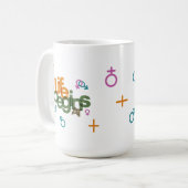 La vie commence à (personnaliser) | Mug Classique  (Devant gauche)
