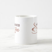 La vie commence après le café, café plein Mug (Centre)