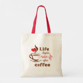 La vie commence après le sac de café (Dos)