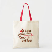 La vie commence après le sac de café (Devant)
