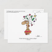 LA VIE COMMENCE LA VIE ! Carte postale par April M (Devant / Derrière)