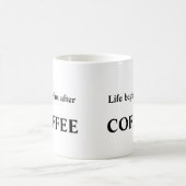 La vie commence par la tasse de café (Centre)
