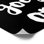 La vie continue | Poster de la typographie de pinc (Coin)