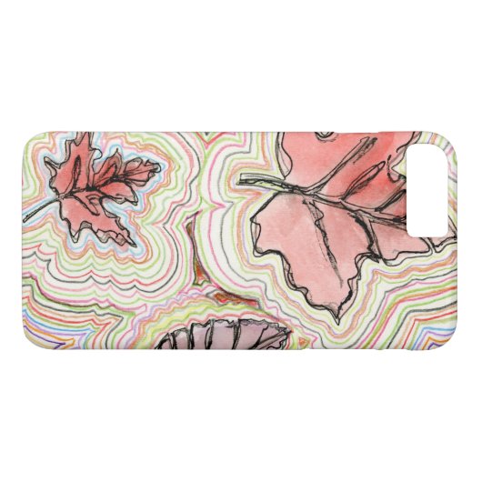 La vie continue sur le design sur un coque iphone (Dos (Horizontal))