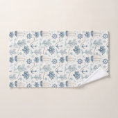 La vie côtière Océans Bleus (Serviette à main)
