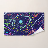 La vie dans l'espace (Serviette à main)