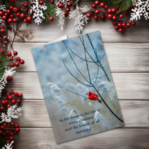 La vie de chaque créature Carte de Noël chrétienne