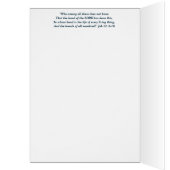 La vie de chaque créature Carte de Noël chrétienne (Intérieur (Gauche))