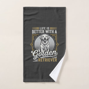 La vie de Golden Retriever est meilleure Chien