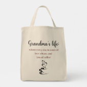 La vie de grand-mère sac fourre-tout : Où chaque j (Dos)