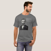 La vie de Lincoln dans l'obscurité du T-shirt de (Devant entier)