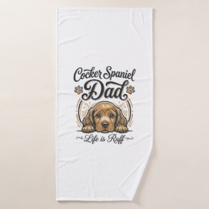 La vie de papa Cocker Spaniel est rude Vintage T-s