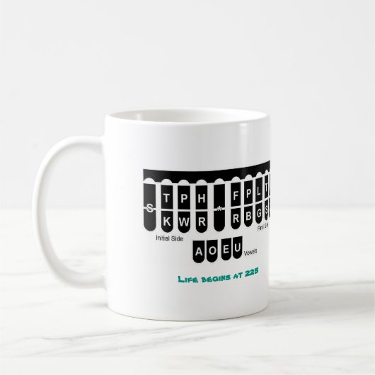 La vie de Steno commence au vert de 225 tasses (Gauche)