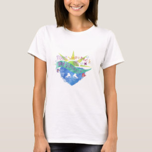 La vie d'été pour un T-shirt de patineur