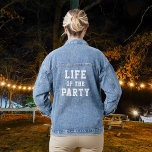 La vie du Parti de la fête de la mariée<br><div class="desc">Superbe veste en denim. Parfait pour la photo avec la fête de la Mariée !</div>